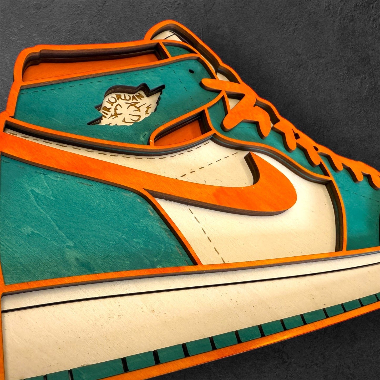 Kicks Wood Art - Multiple Color Options!!!!