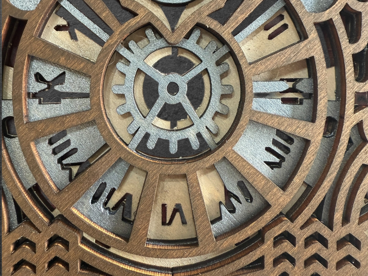 Steampunk Owl Wood Art