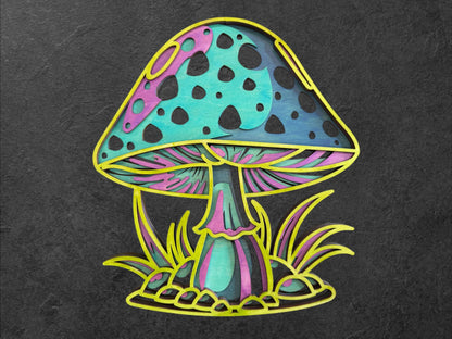 Mushy Magic Wood Art - Multiple Color Options!!