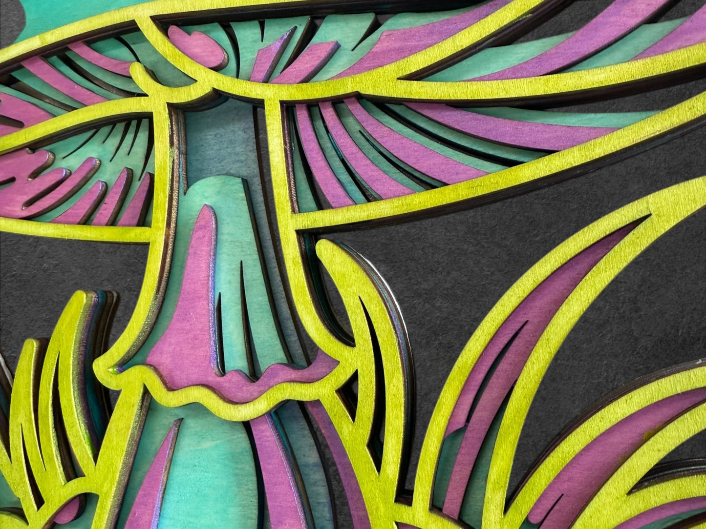 Mushy Magic Wood Art - Multiple Color Options!!