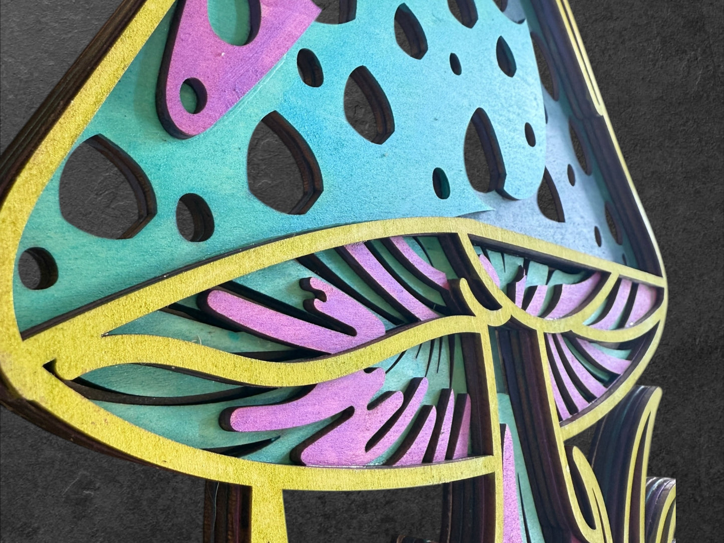Mushy Magic Wood Art - Multiple Color Options!!