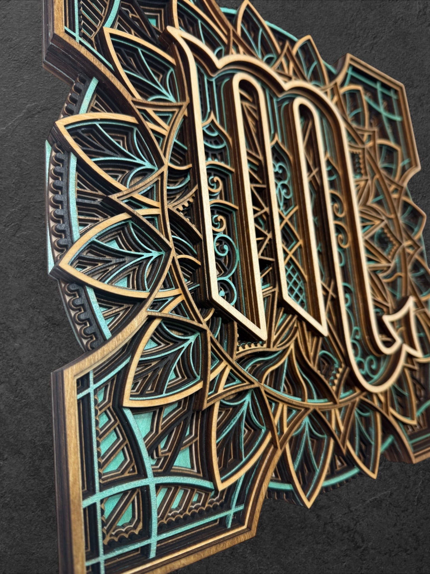 Scorpio Zodiac Mandala Wood Art