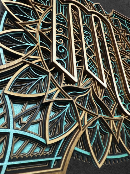 Scorpio Zodiac Mandala Wood Art