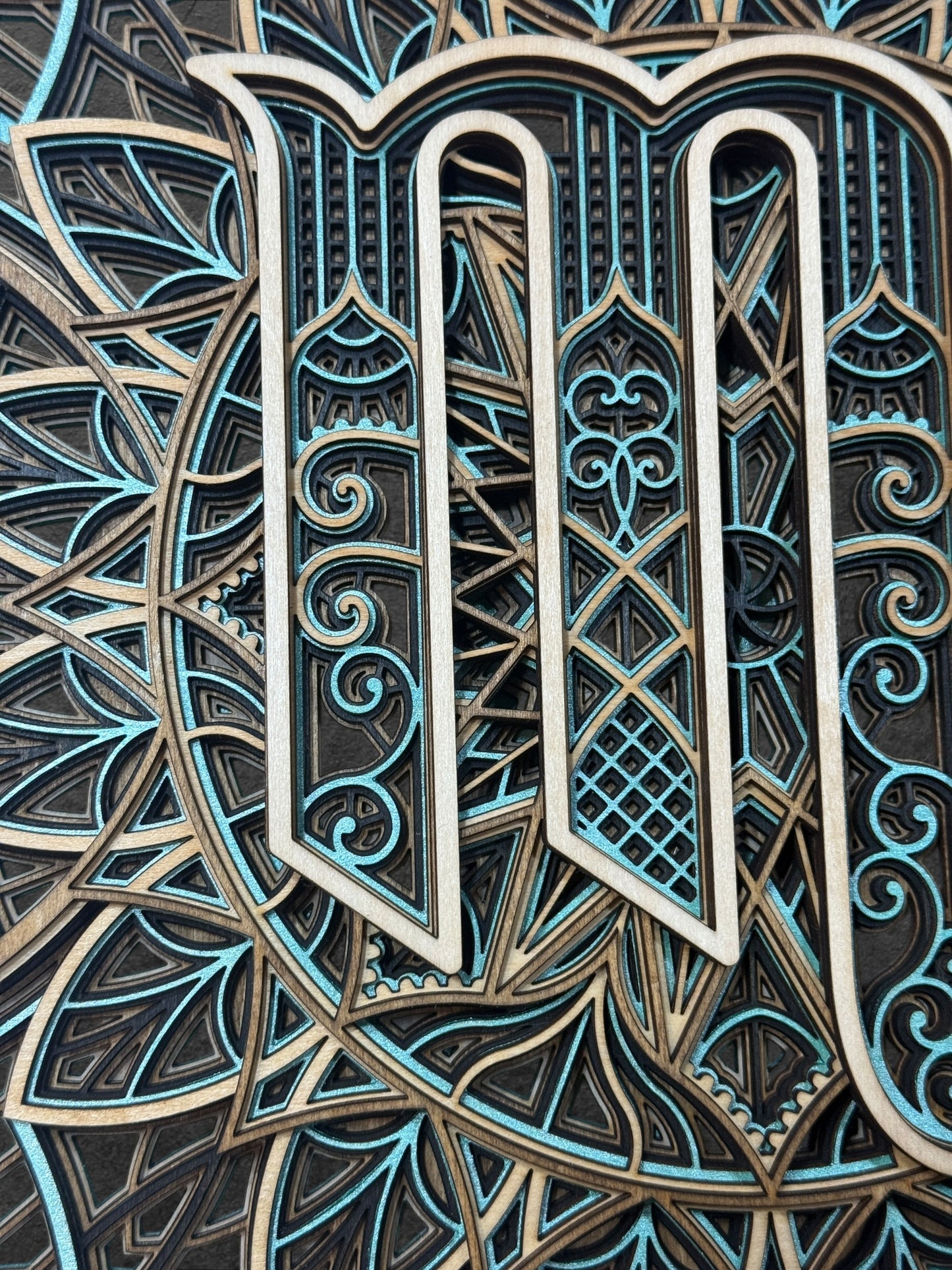 Scorpio Zodiac Mandala Wood Art
