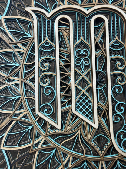 Scorpio Zodiac Mandala Wood Art