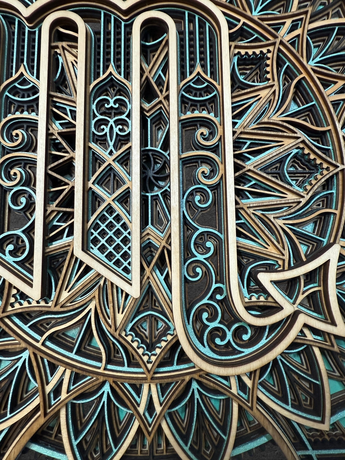 Scorpio Zodiac Mandala Wood Art