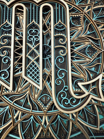 Scorpio Zodiac Mandala Wood Art