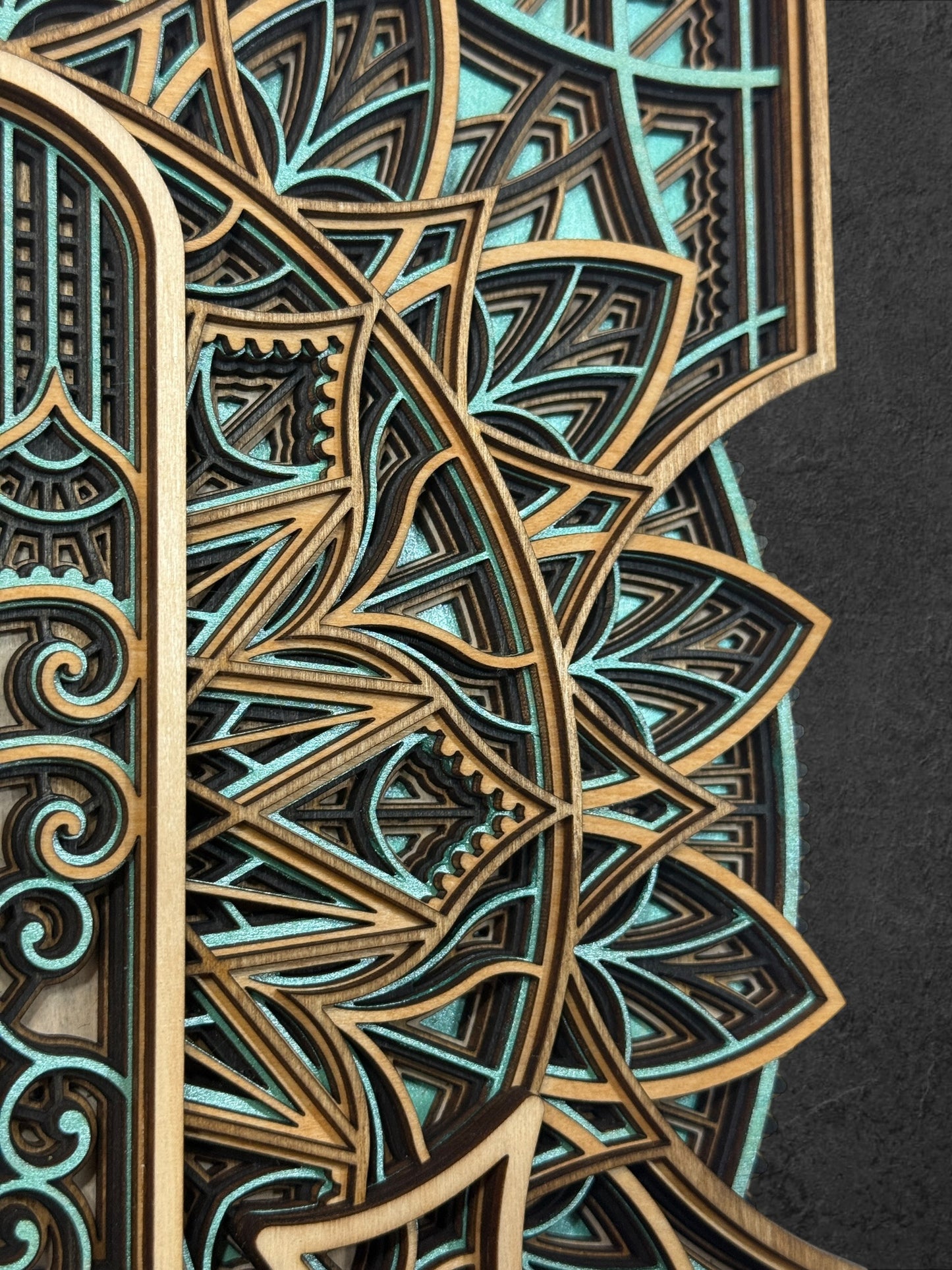 Scorpio Zodiac Mandala Wood Art