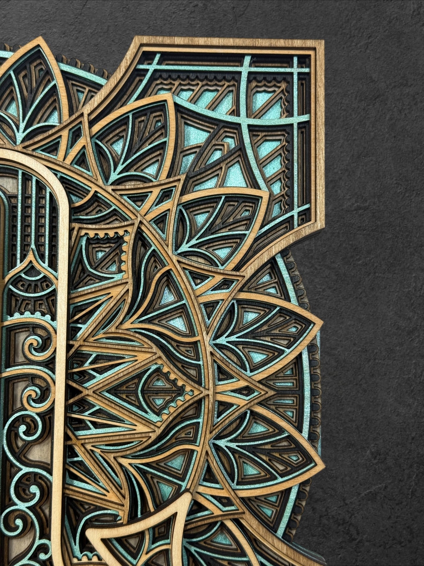Scorpio Zodiac Mandala Wood Art