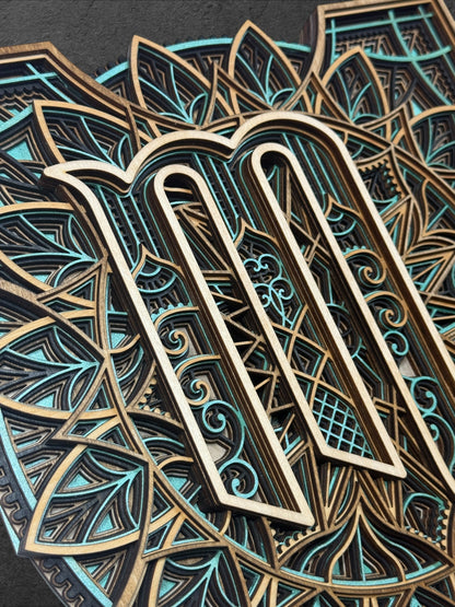 Scorpio Zodiac Mandala Wood Art
