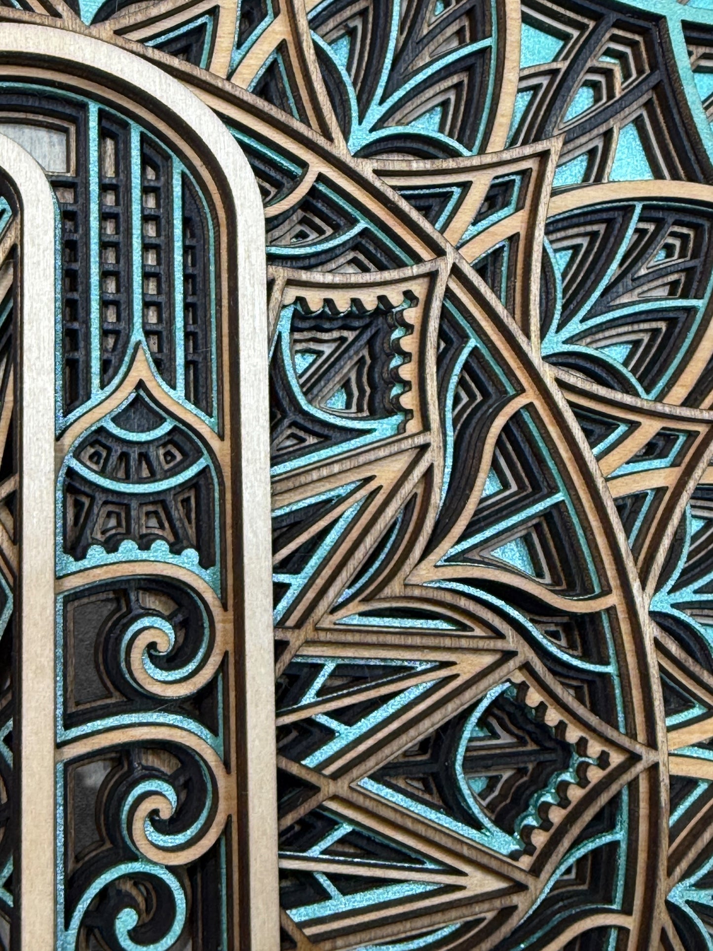 Scorpio Zodiac Mandala Wood Art