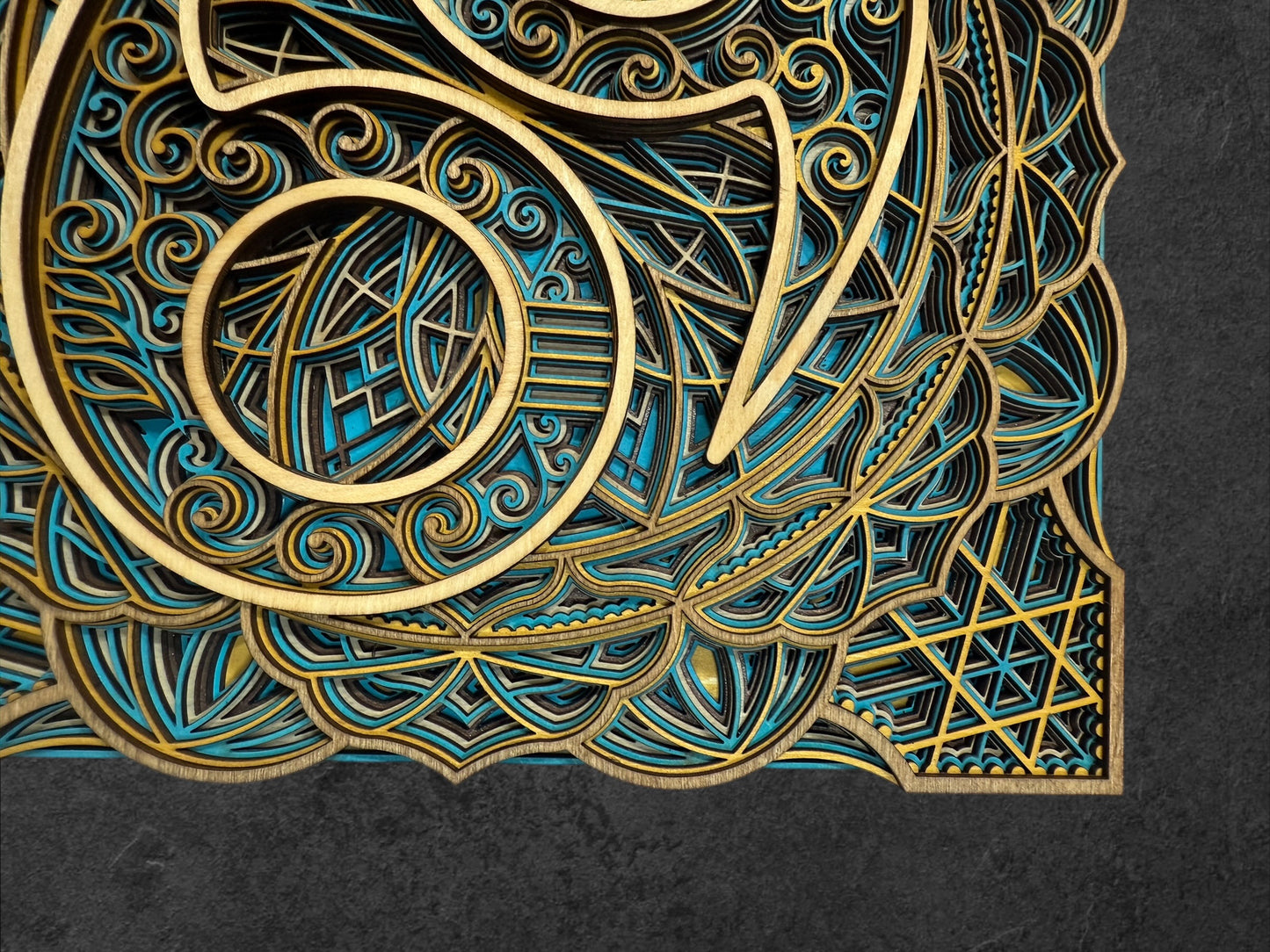 Cancer Zodiac Mandala Wood Art