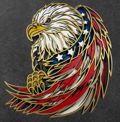 Guardian of Freedom Wood Art