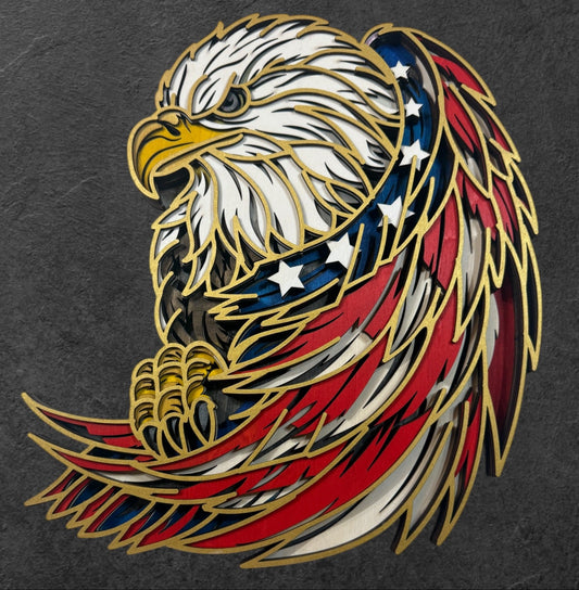 Guardian of Freedom Wood Art