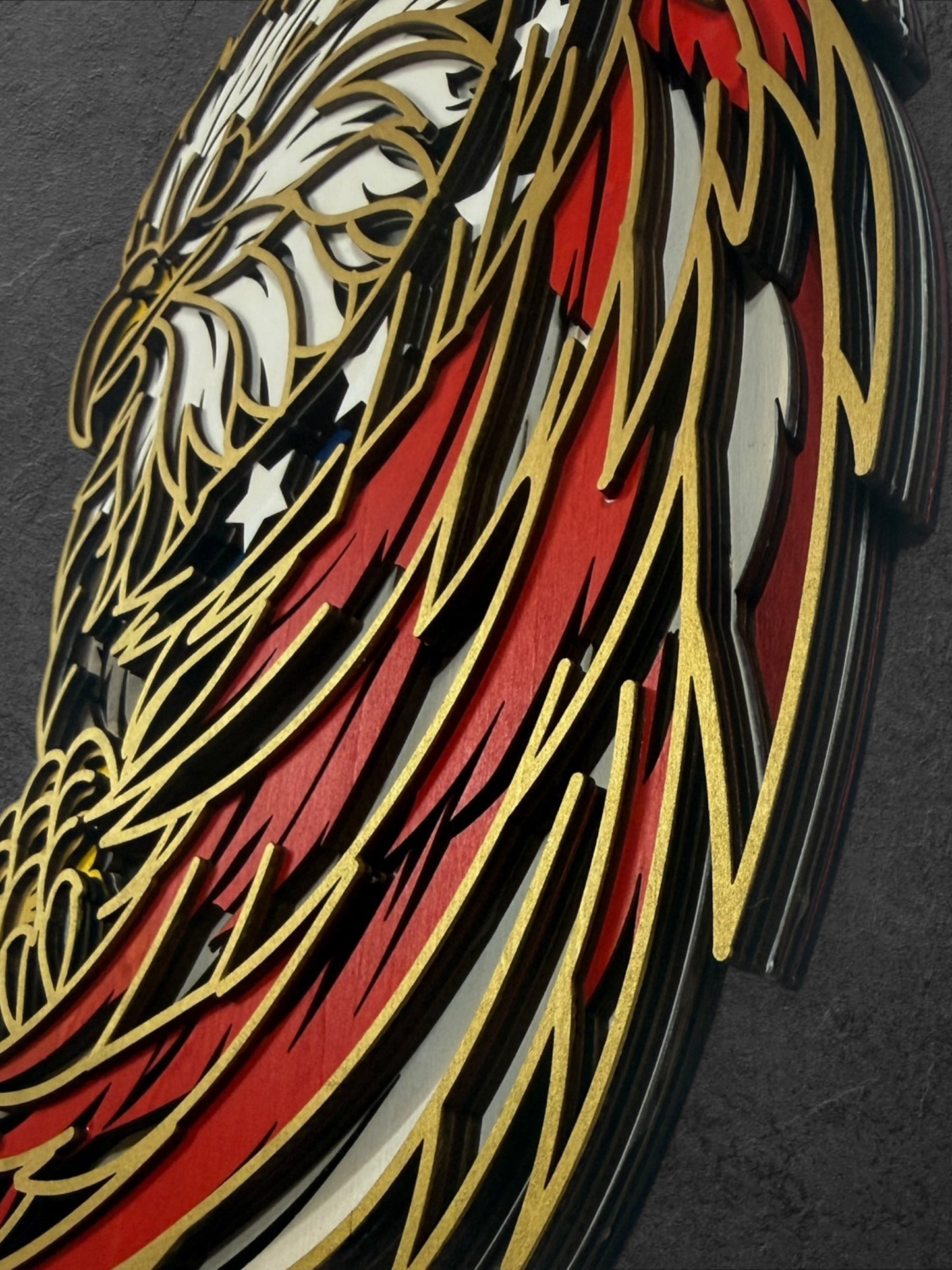 Guardian of Freedom Wood Art