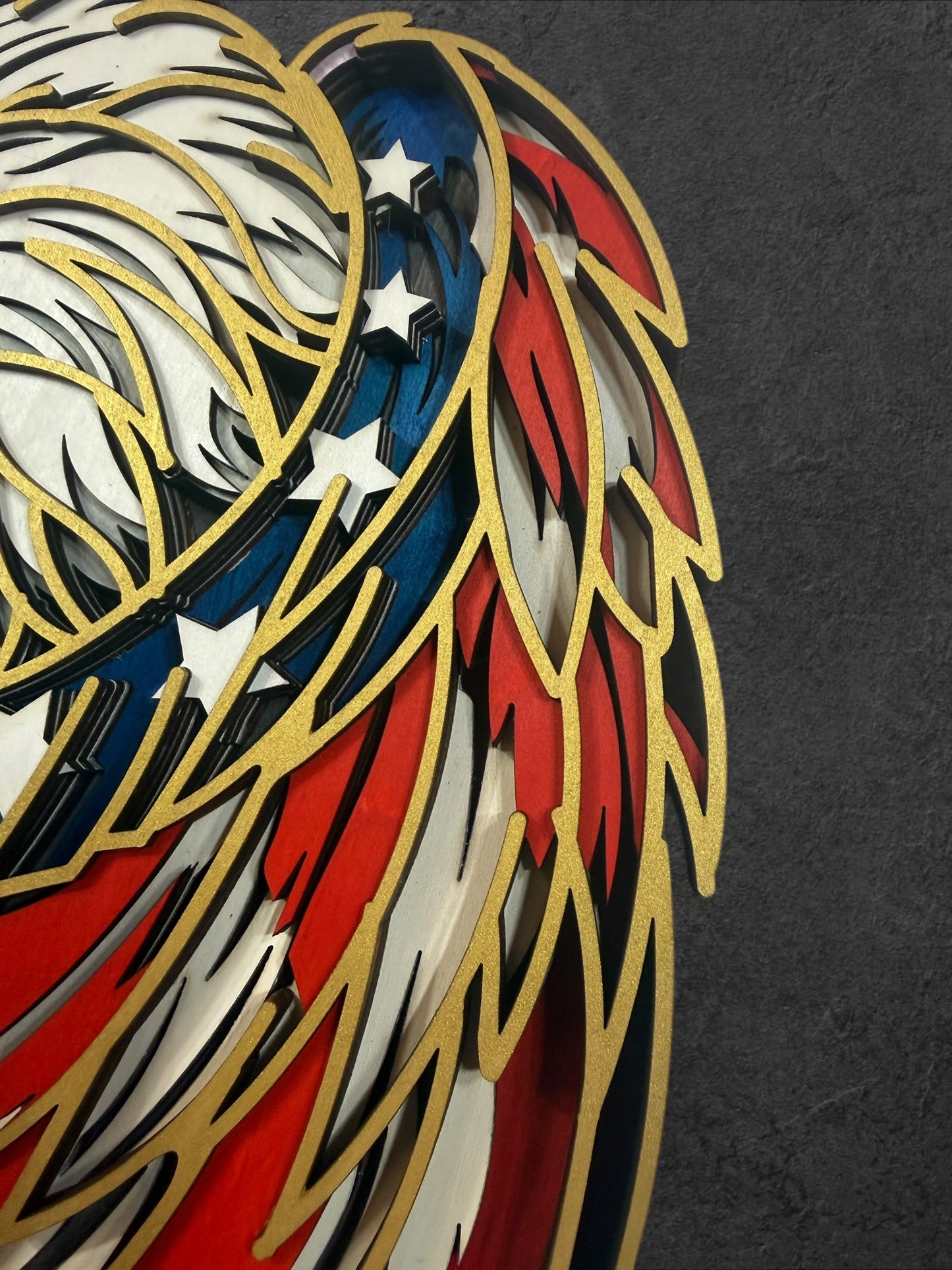 Guardian of Freedom Wood Art