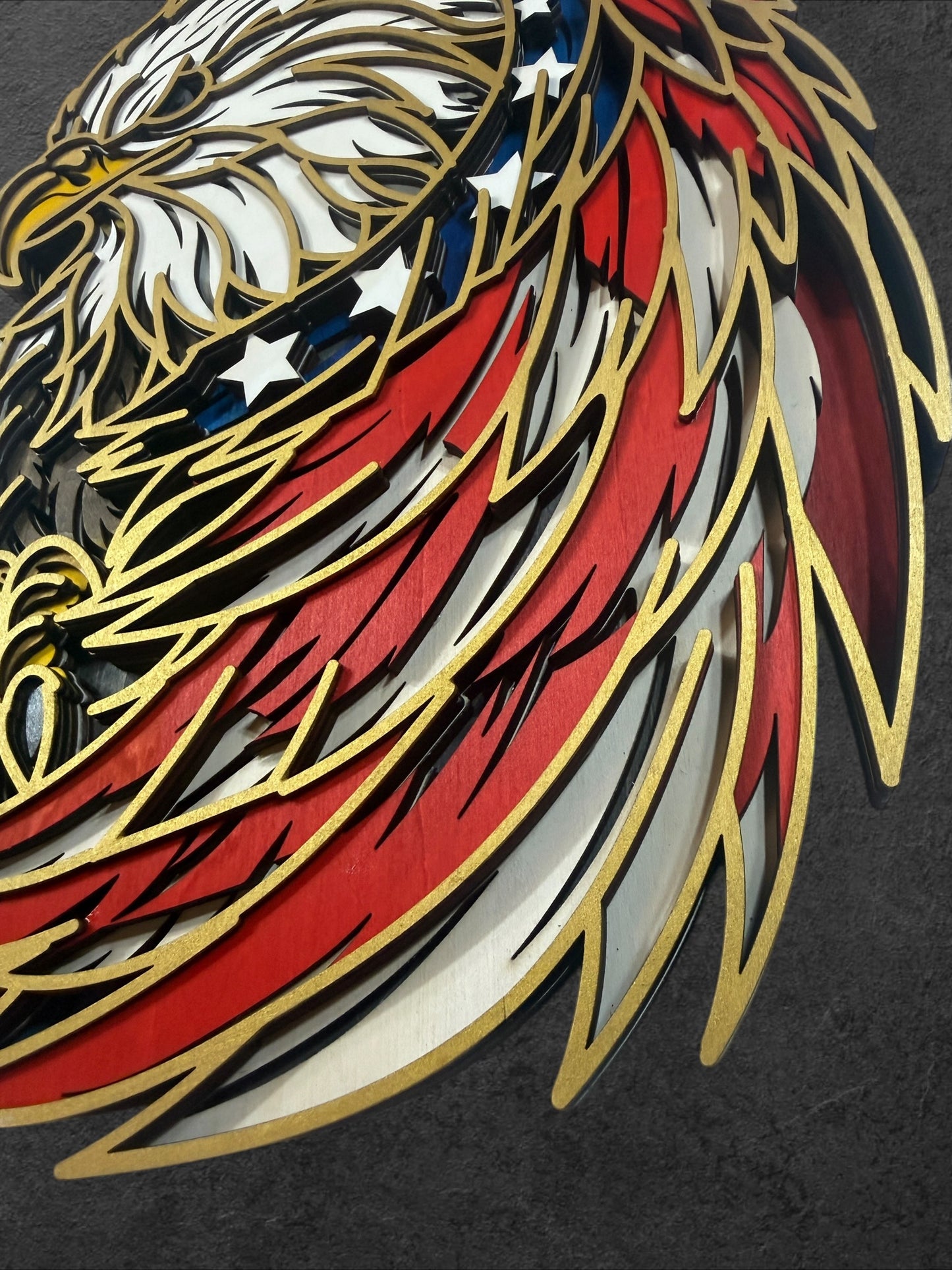 Guardian of Freedom Wood Art