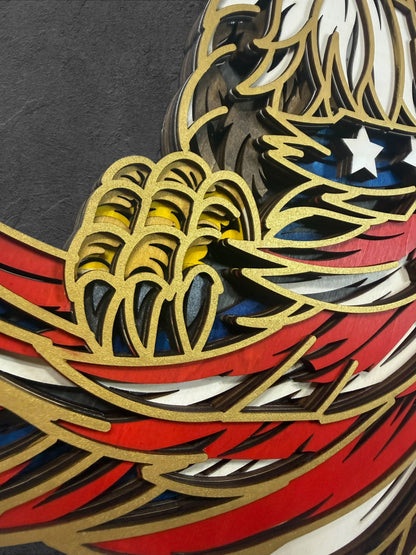 Guardian of Freedom Wood Art