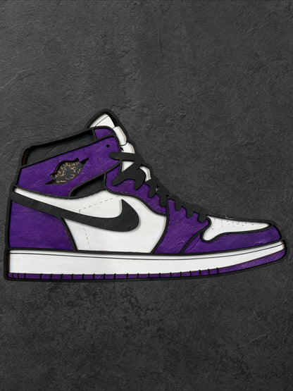 Kicks Wood Art - Multiple Color Options!!!!