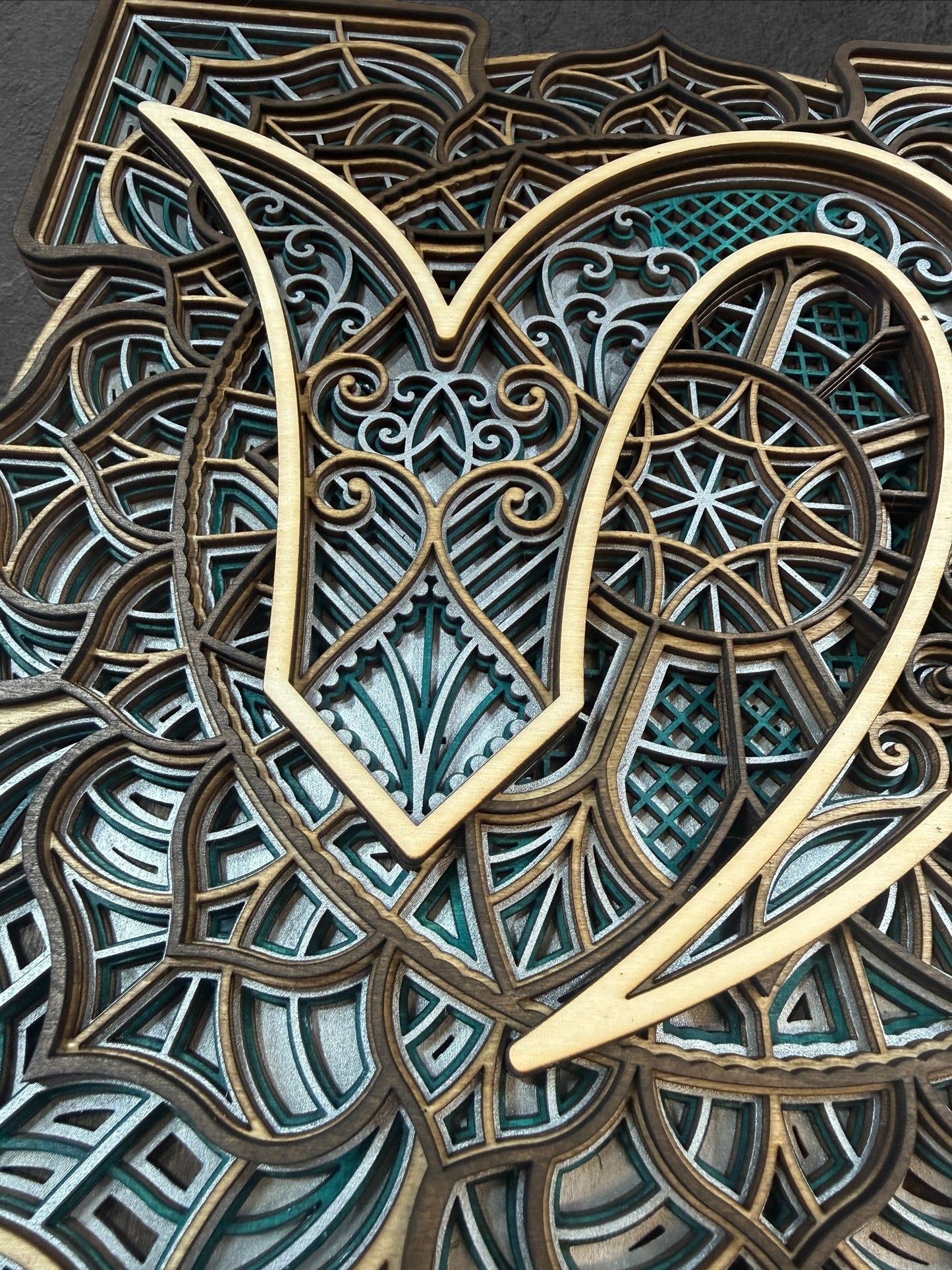 Capricorn Zodiac Mandala Wood Art