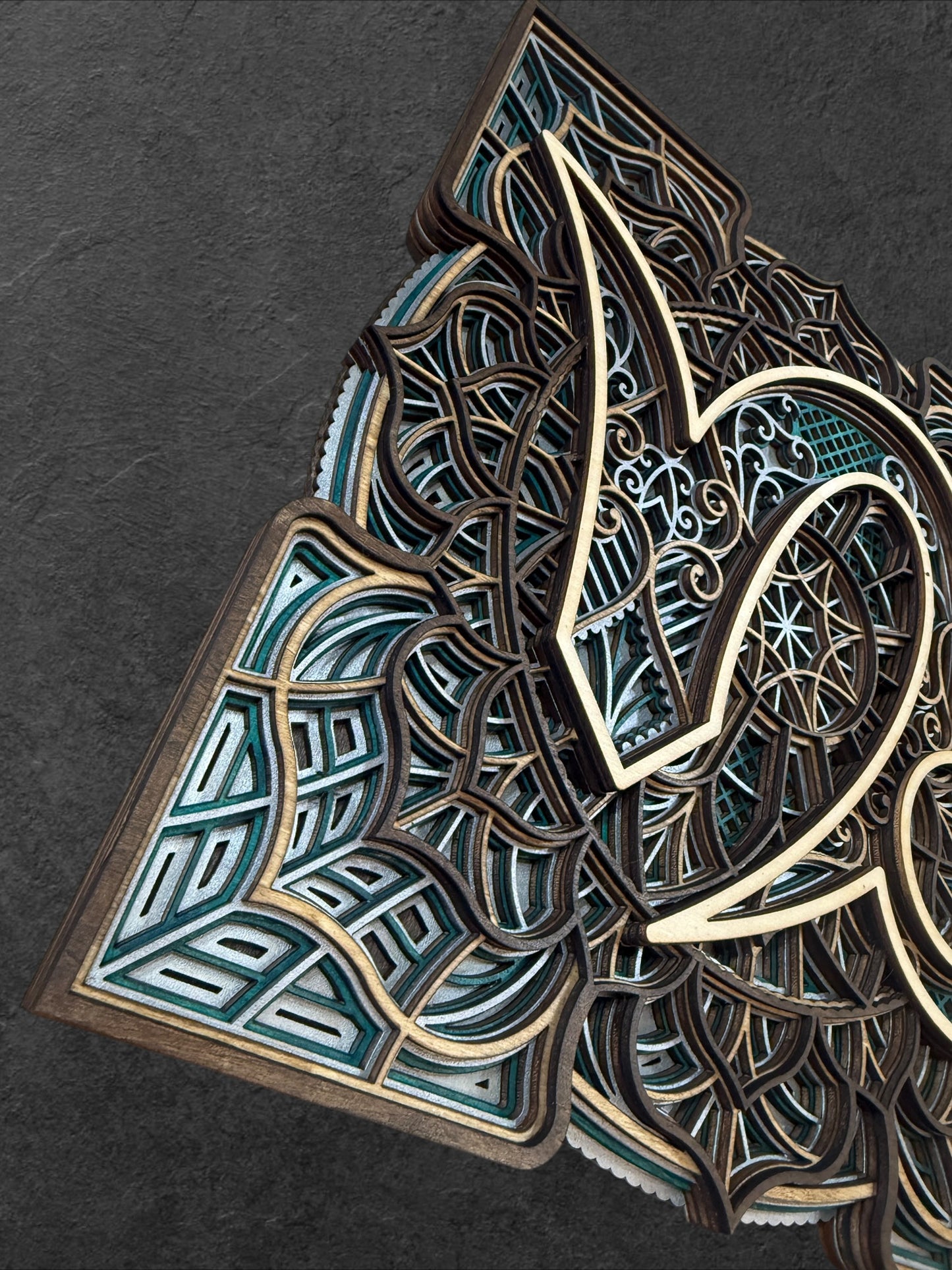 Capricorn Zodiac Mandala Wood Art