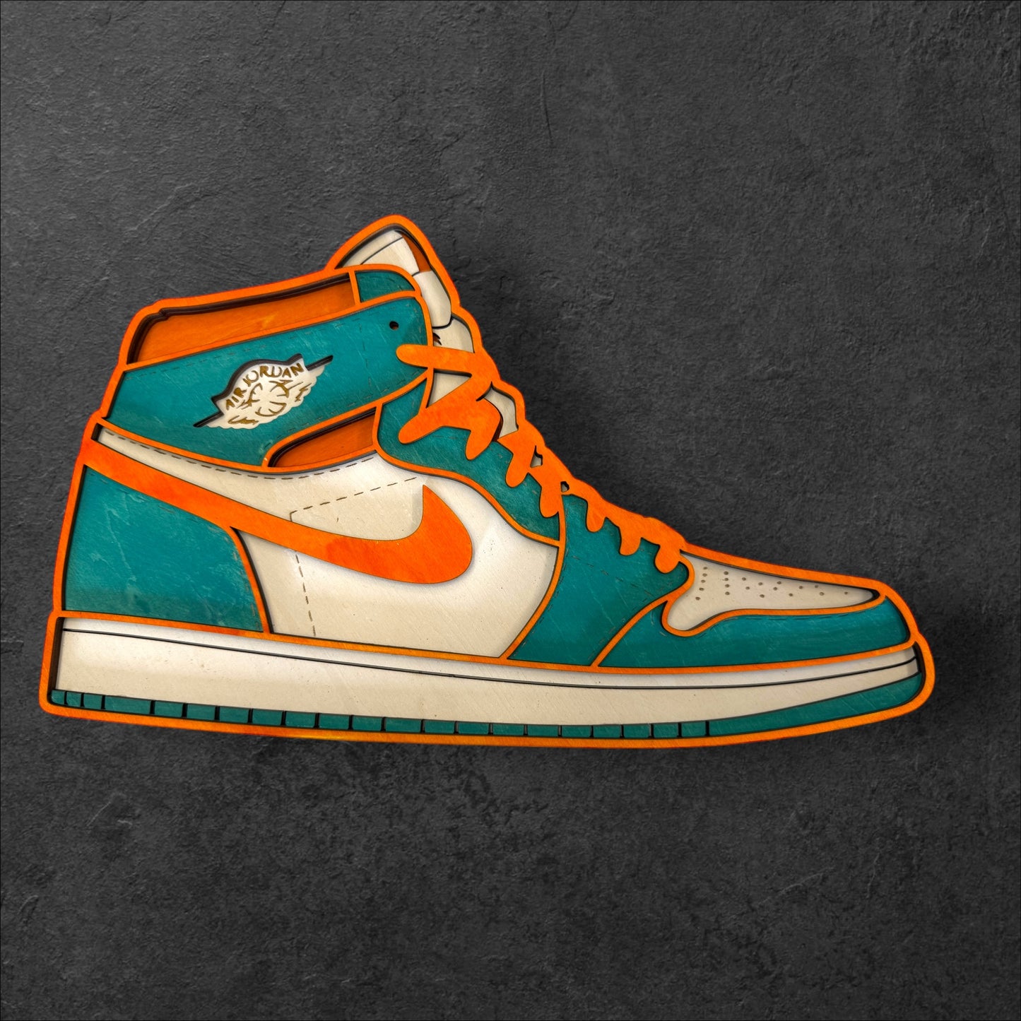 Kicks Wood Art - Multiple Color Options!!!!