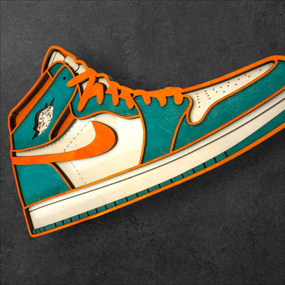 Kicks Wood Art - Multiple Color Options!!!!