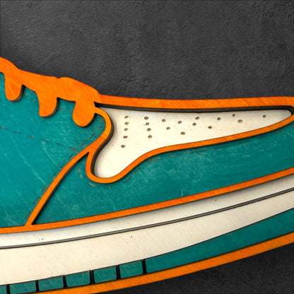 Kicks Wood Art - Multiple Color Options!!!!