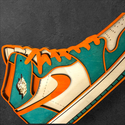Kicks Wood Art - Multiple Color Options!!!!
