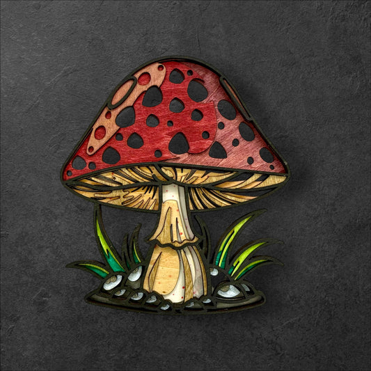 Mushy Magic Wood Art - Multiple Color Options!!